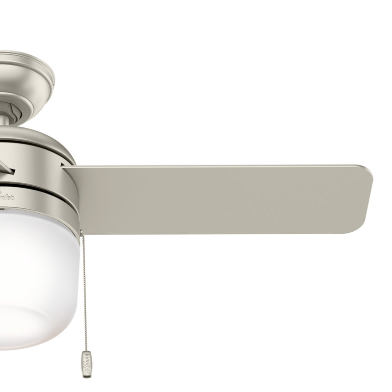 42" Matte Nickel LED Ceiling Fan with Reversible Blades