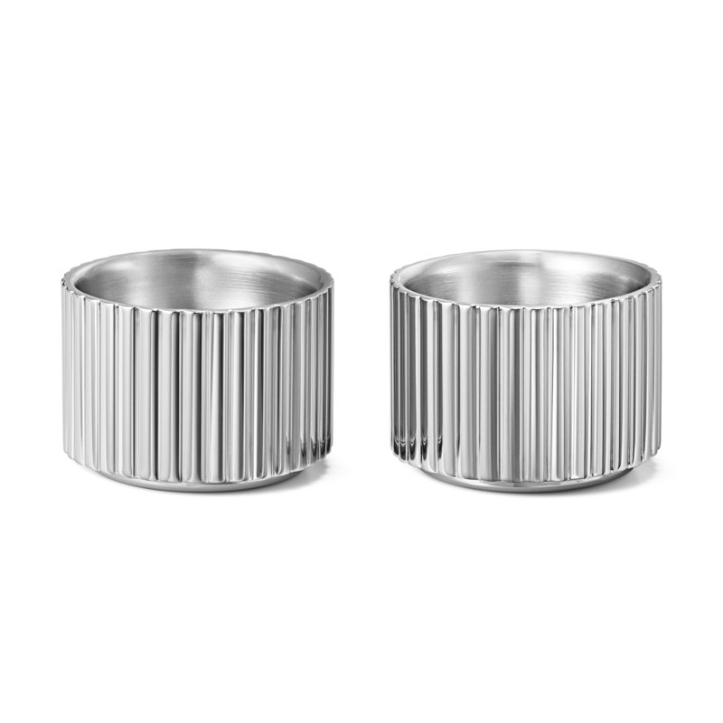 Bernadotte Stainless Steel Art Deco Egg Cup Set