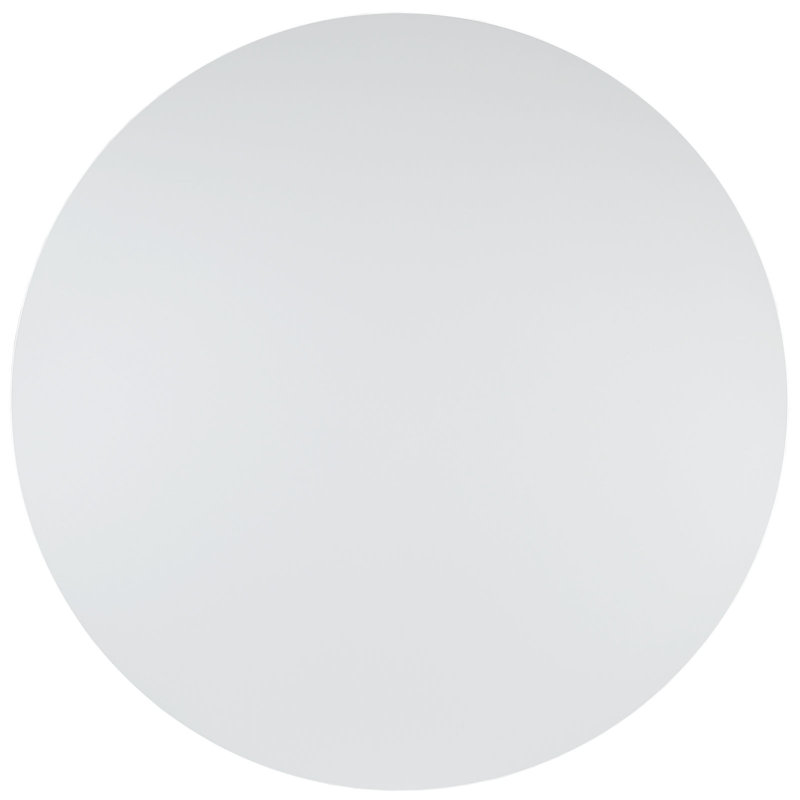Canvas 47" White Round Ash Wood Dining Table