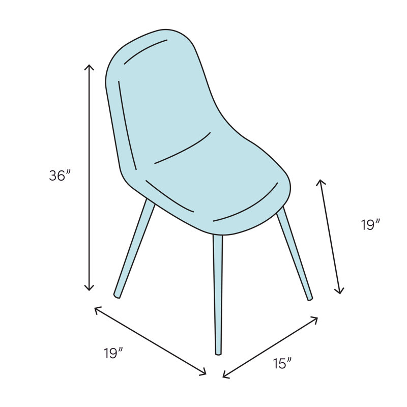Clear Acrylic Modern Stackable Dining Side Chair