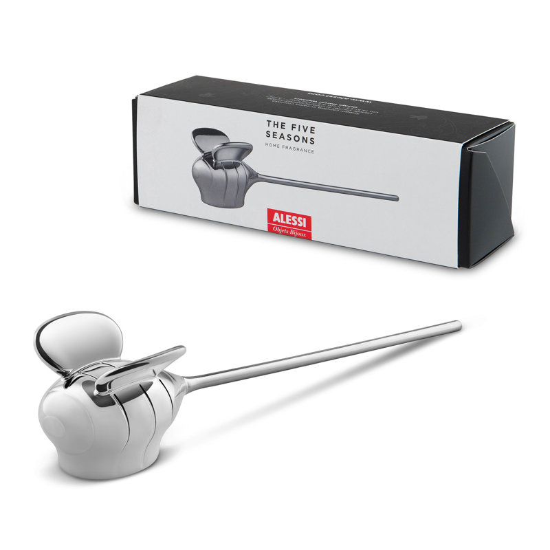 Polished Chrome Bumblebee Candle Snuffer, 6.9" Length