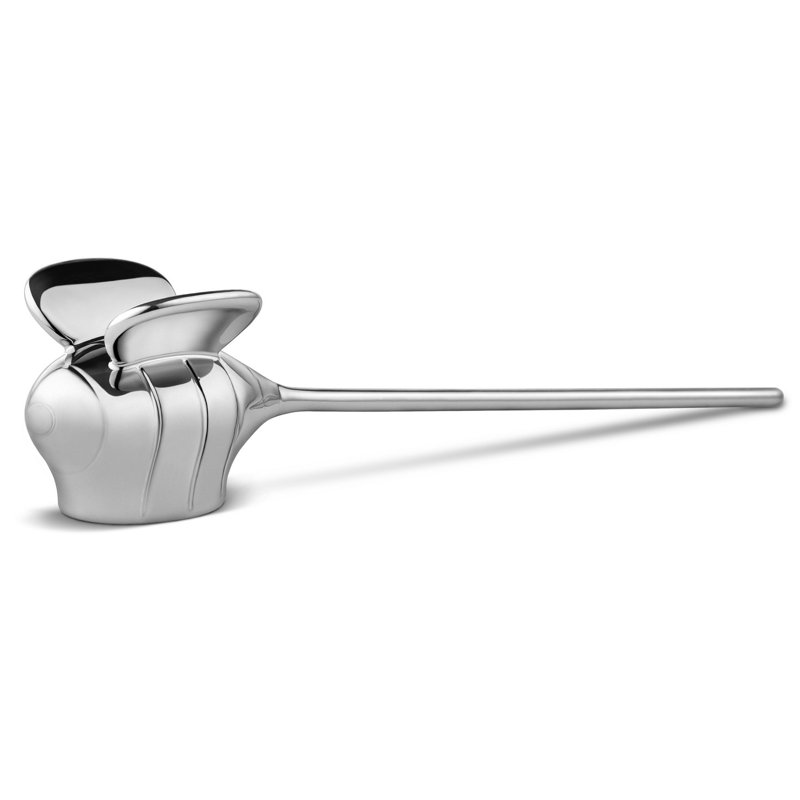 Polished Chrome Bumblebee Candle Snuffer, 6.9" Length