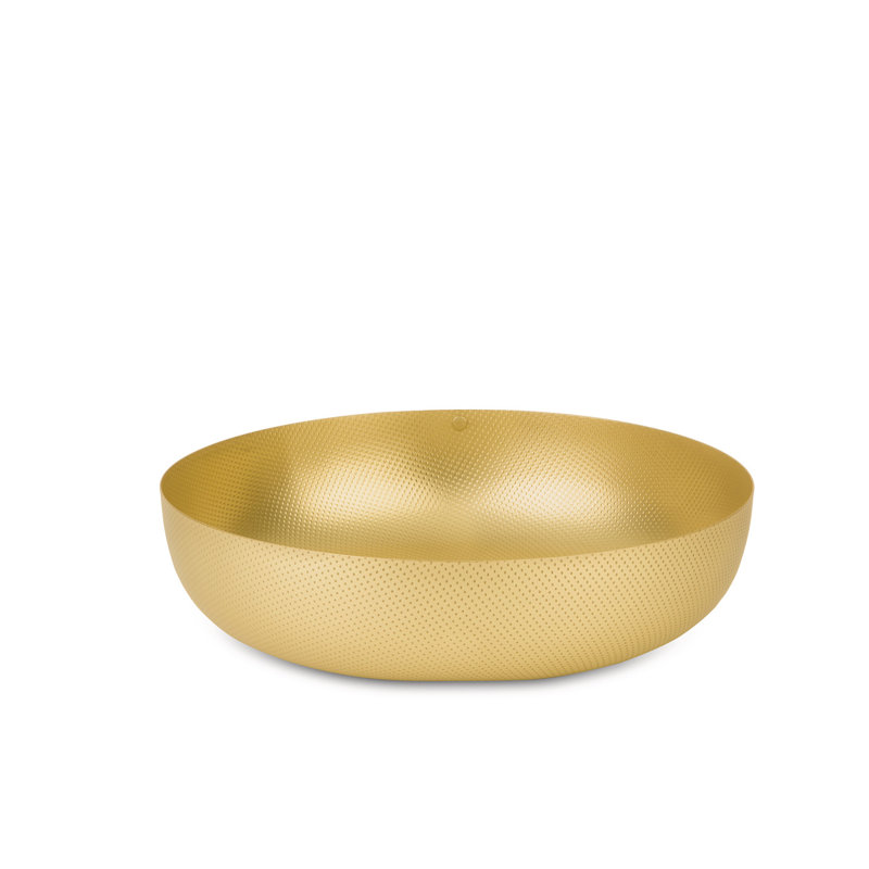 Alessi Textures & Colours Epoxy Resin Round Basket, 11.42", Black