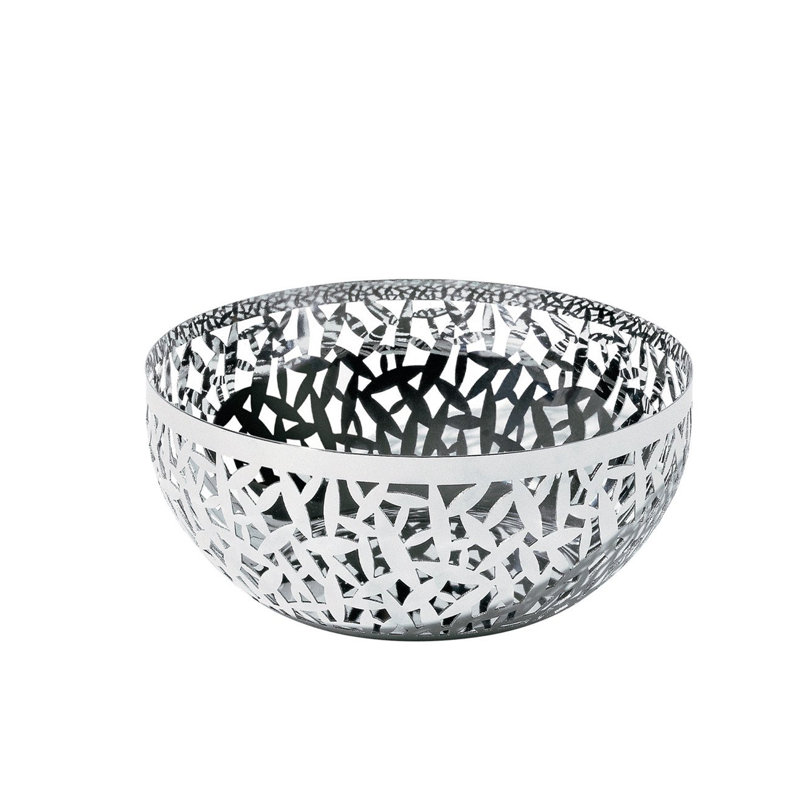 Small Polished Stainless Steel Decorative Fruit Bowl