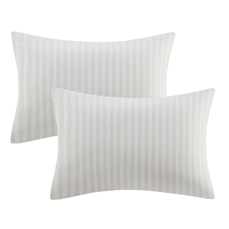 Full White Microfiber Reversible Bed in a Bag Set