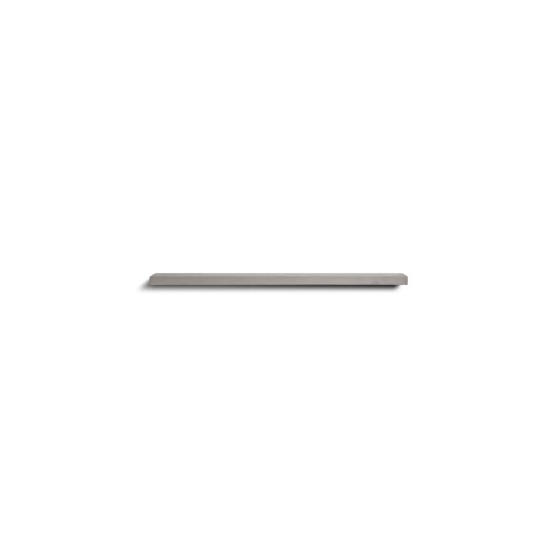 Urban Brutalist XL Concrete Floating Shelf, 47" Grey