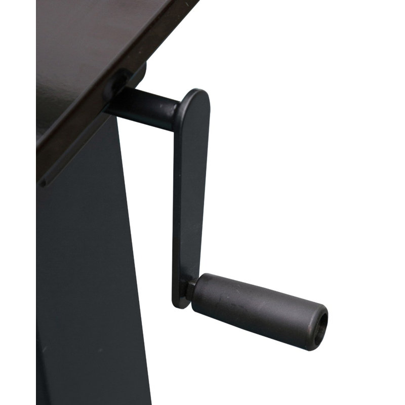 ErgoNest 72" Adjustable Gray Wood Sit/Stand Desk with Locking Casters