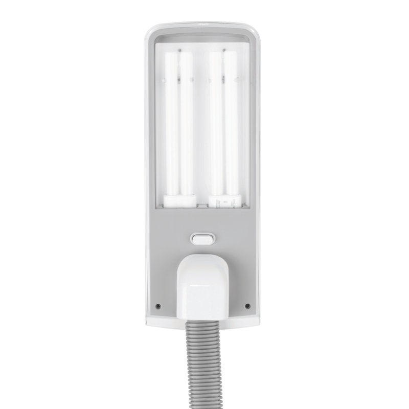 Elegant 67'' Adjustable White and Grey LED Floor Lamp
