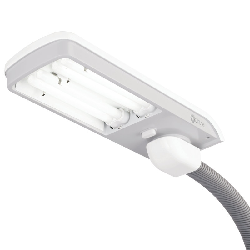 Elegant 67'' Adjustable White and Grey LED Floor Lamp