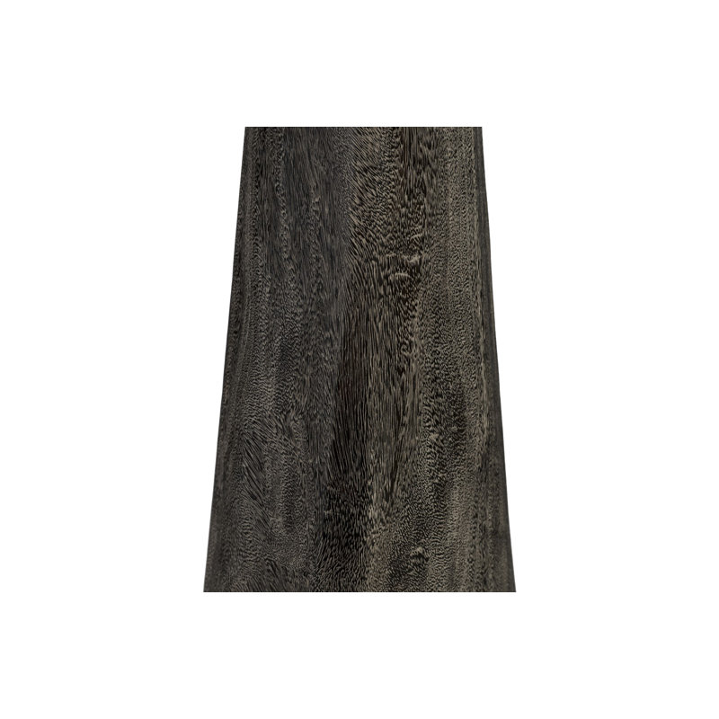 Large Gray Wood Shark Tooth Sculpture