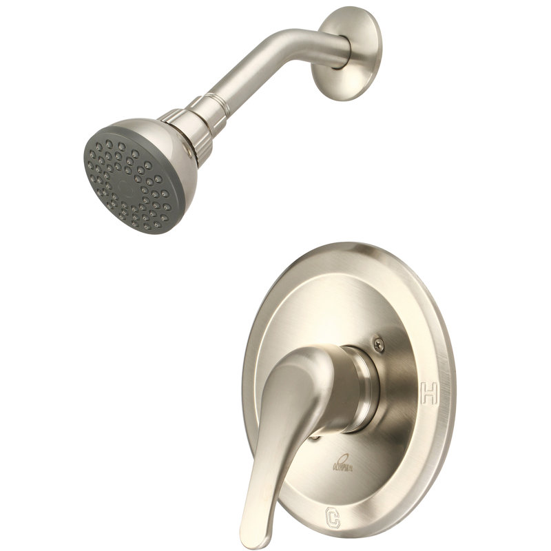 Elite Polished Chrome Single-Handle Wall-Mounted Shower Trim Set