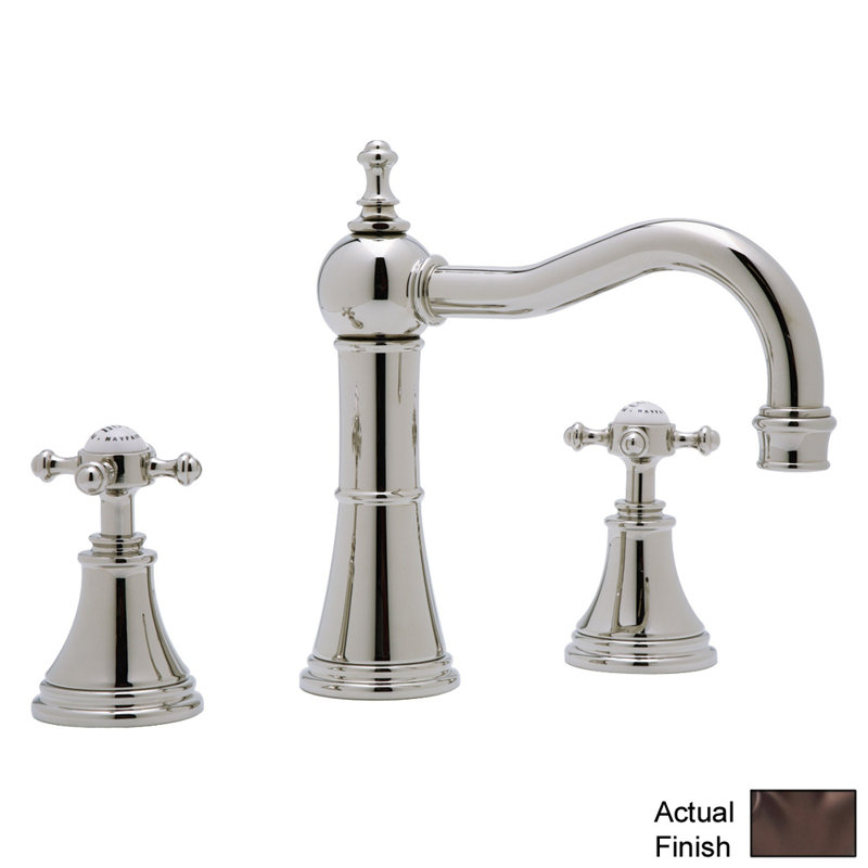 Georgian Era English Bronze Widespread Lavatory Faucet