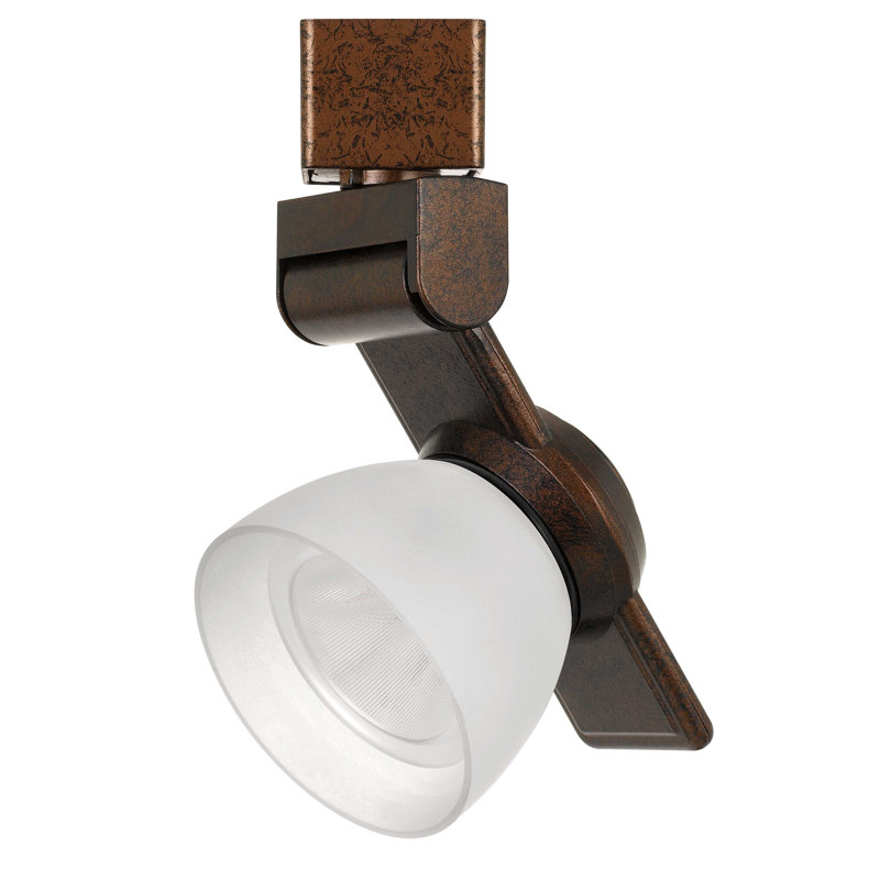 White LED Track Fixture with Adjustable Head