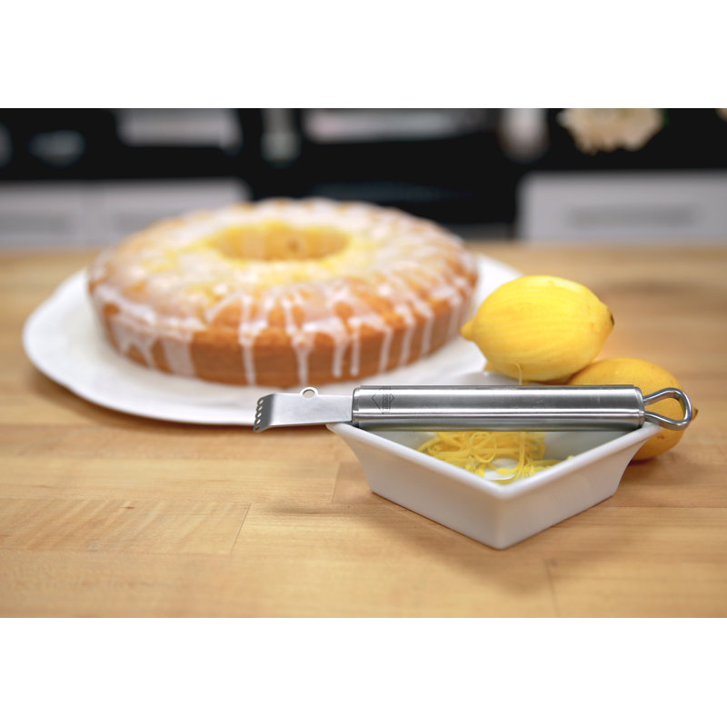 Kuchenprofi Parma 7-Inch Silver Stainless Steel Lemon Zester