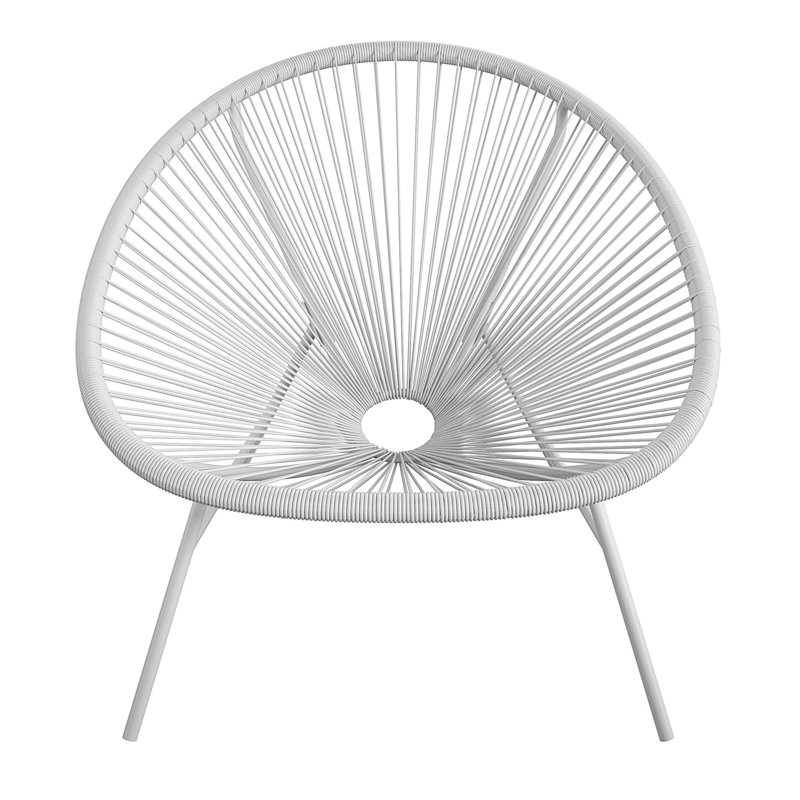 CosmoLiving Avo XL Light Gray Outdoor Lounge Chair Duo