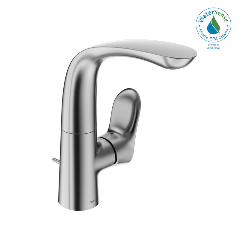 Toto Go 1.2 GPM Polished Chrome Modern Single-Hole Faucet with Comfort Glide