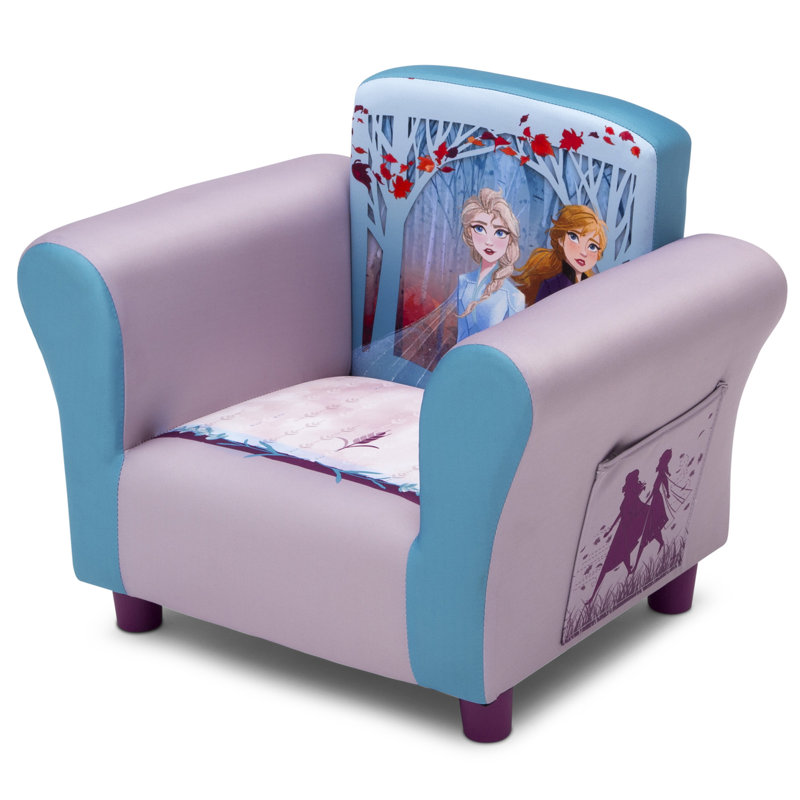 Elsa and Anna's Magical Adventure Polished Wood Children's Chair