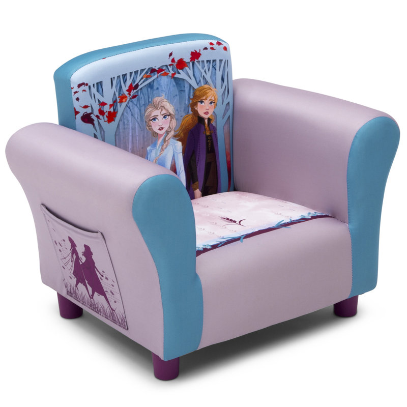 Elsa and Anna's Magical Adventure Polished Wood Children's Chair