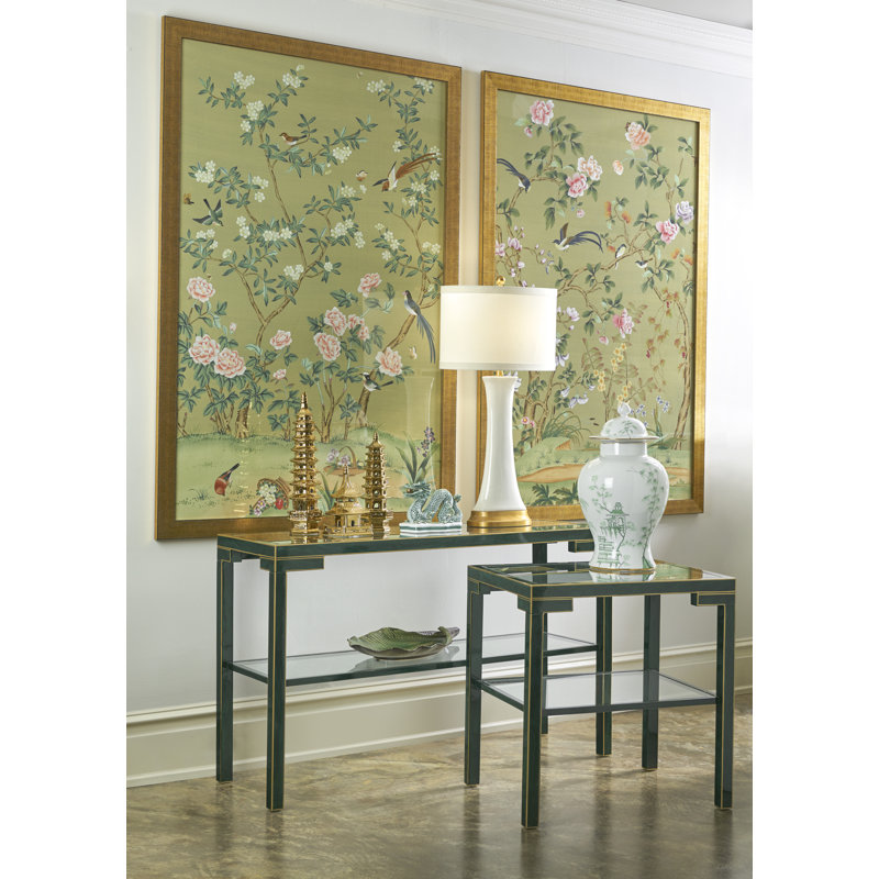 Edgedale Traditional Green Panel Wall Art 64" x 44"