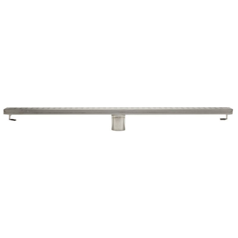 32" Stainless Steel Linear Shower Drain with Groove Holes