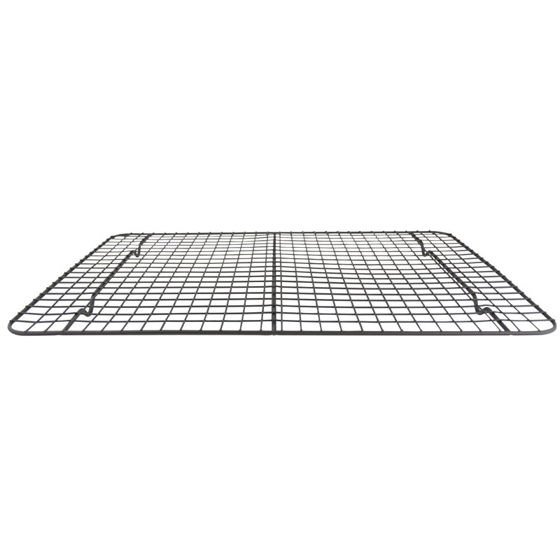 Ash Gray Non-Stick Carbon Steel 2-Piece Cooling Rack Set