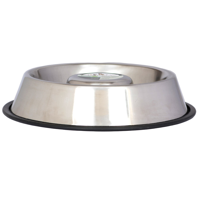 Medium Stainless Steel Anti-Skid Slow Feeder Pet Bowl