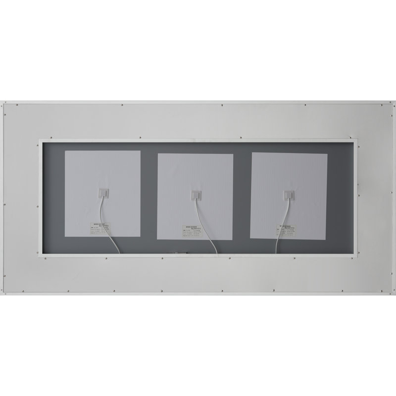 Soho Sleek 60"x30" LED Bathroom Mirror with Ambient Backlit & Defogger