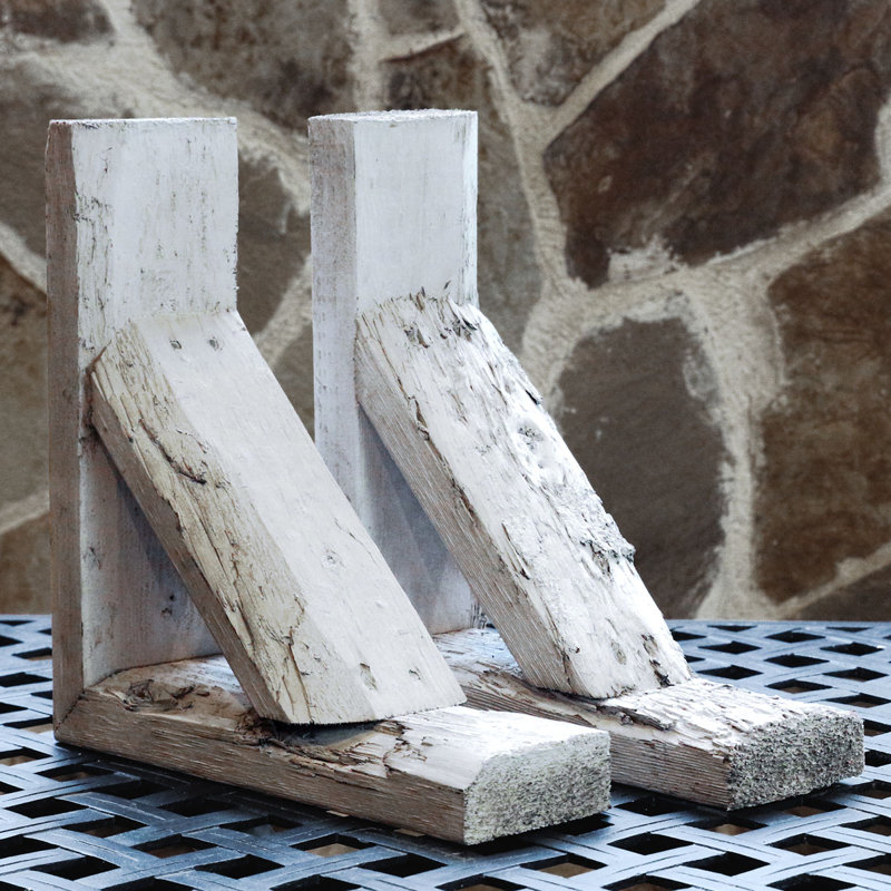 Barnwood Décor 14" Classic Brown Shelf Bracket
