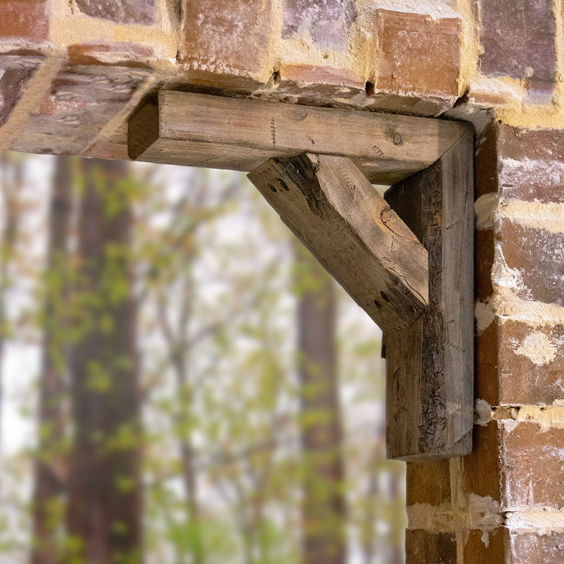 Barnwood Décor 14" Classic Brown Shelf Bracket