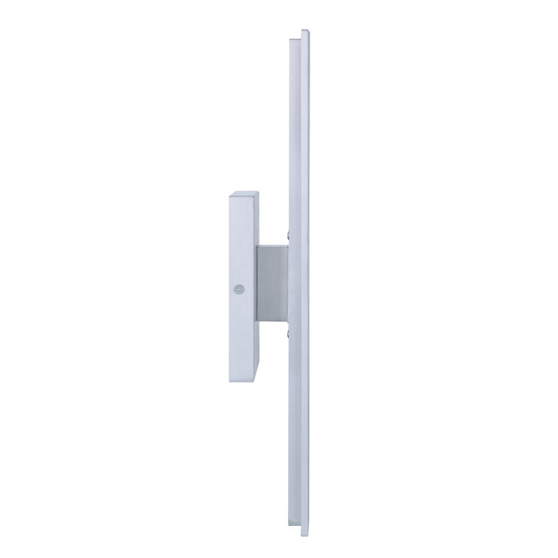 Brushed Aluminum Modern LED Wall Sconce Lantern