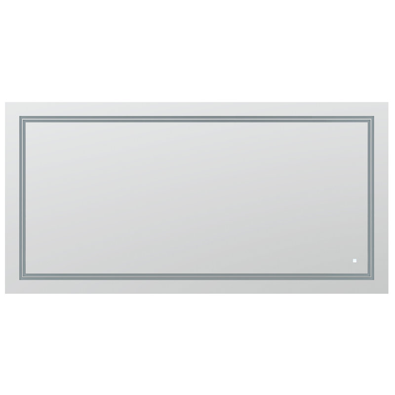 Soho Sleek 60"x30" LED Bathroom Mirror with Ambient Backlit & Defogger