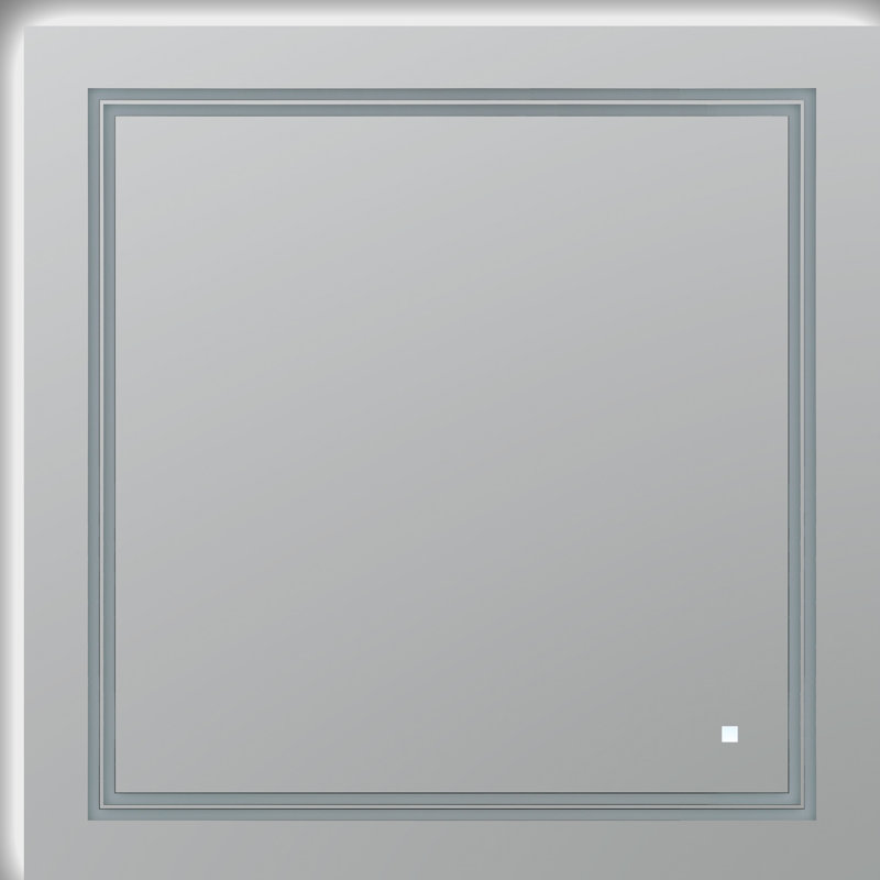 Soho 30" x 30" Silver LED Mirror with Defogger