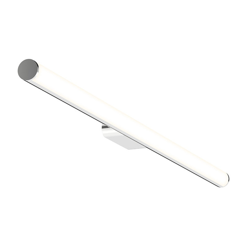 Dimmable Chrome Cylinder LED Vanity Light Bar