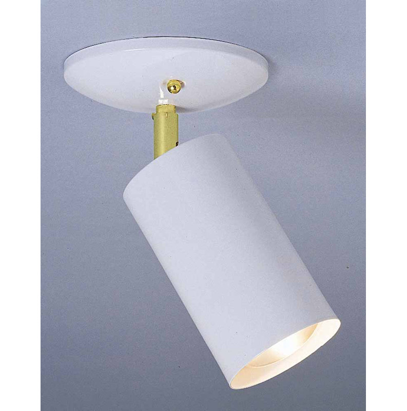 White Satin Glass 1-Light Flush Mount Ceiling Fixture