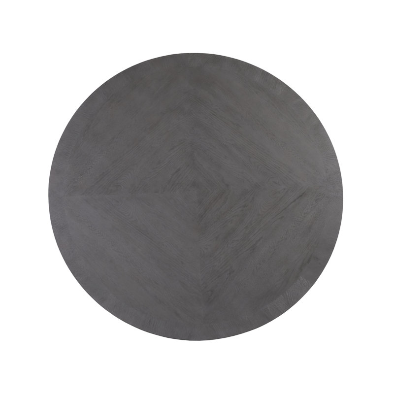 Appellation Transitional Gray Wood 54" Round Dining Table