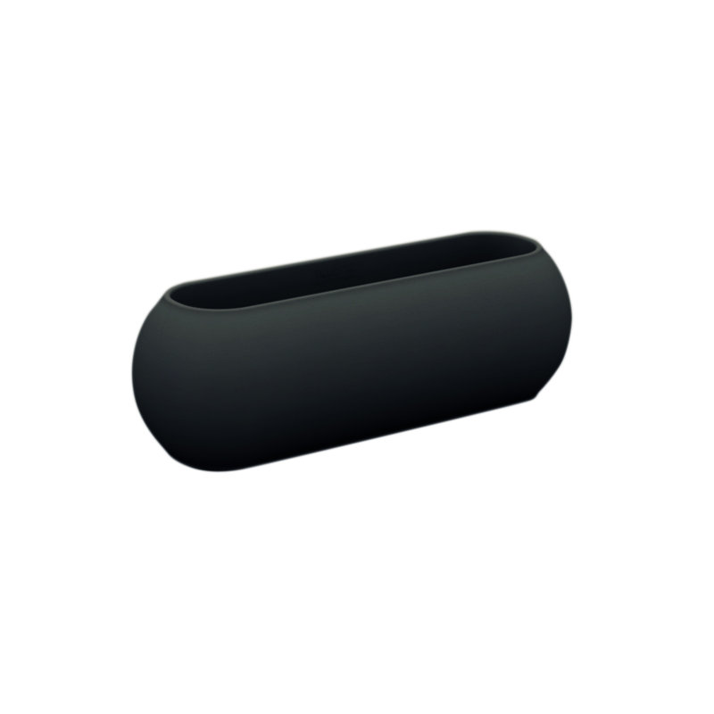 Anthracite Double Walled Oval Outdoor Planter