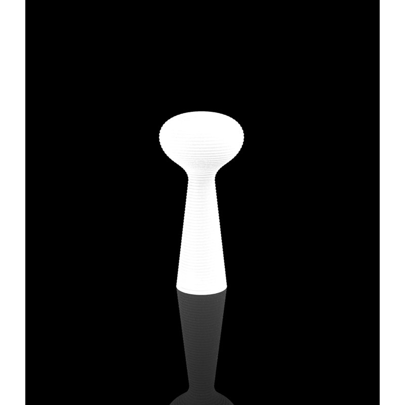 Bloom Matte Ice White Plug-In LED Outdoor Floor Lamp