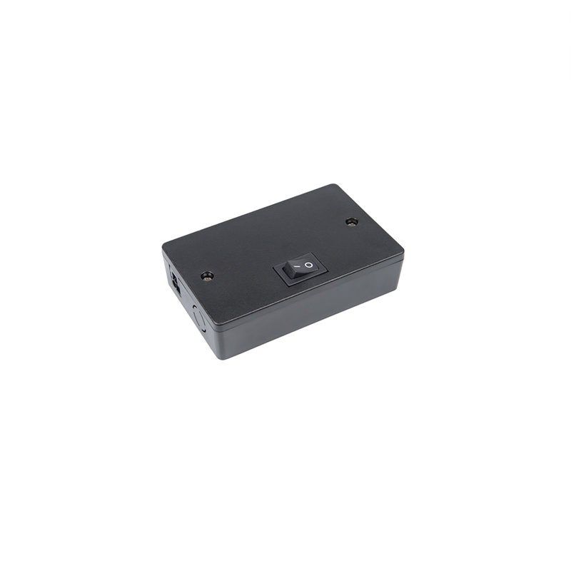 Black Line Voltage Puck Light Hardwire Box
