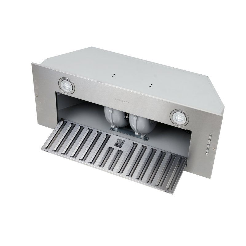 Hauslane 30" Stainless Steel Convertible Insert Range Hood with Charcoal Filter