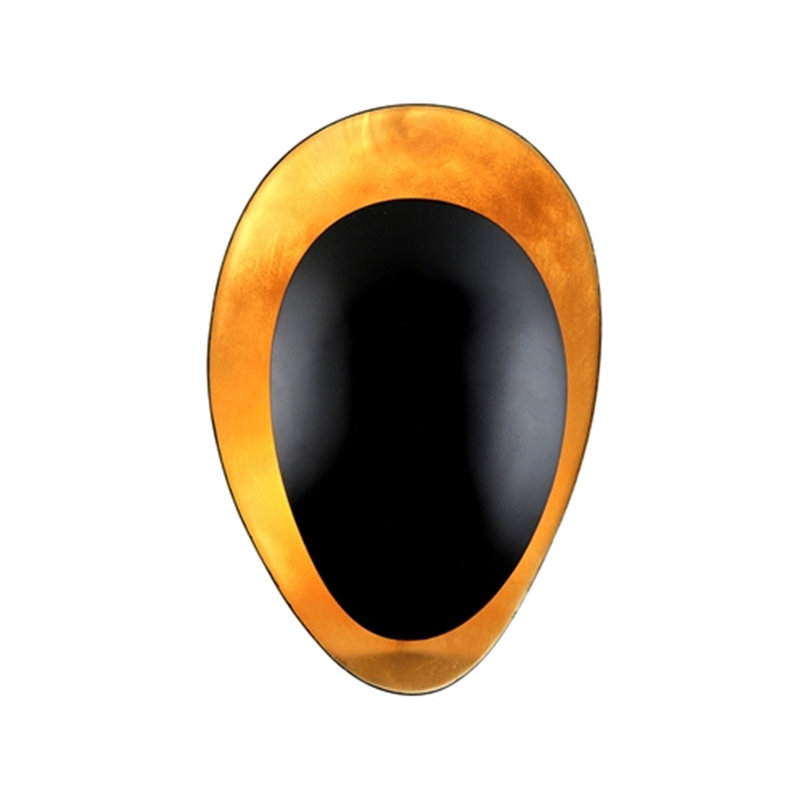 Black and Gold Dimmable Iron Wall Sconce
