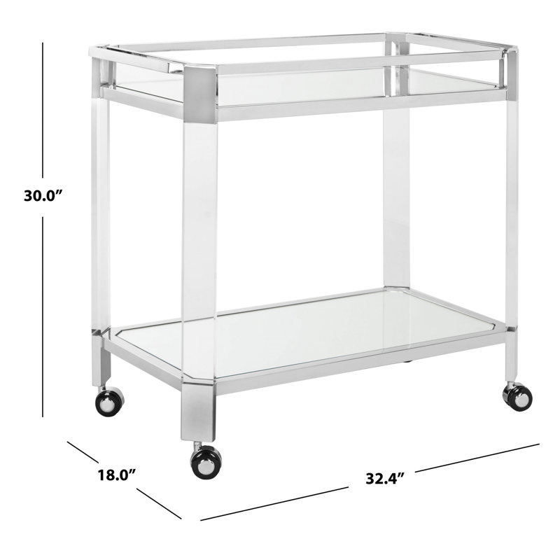 Iago Mirror Bar Cart