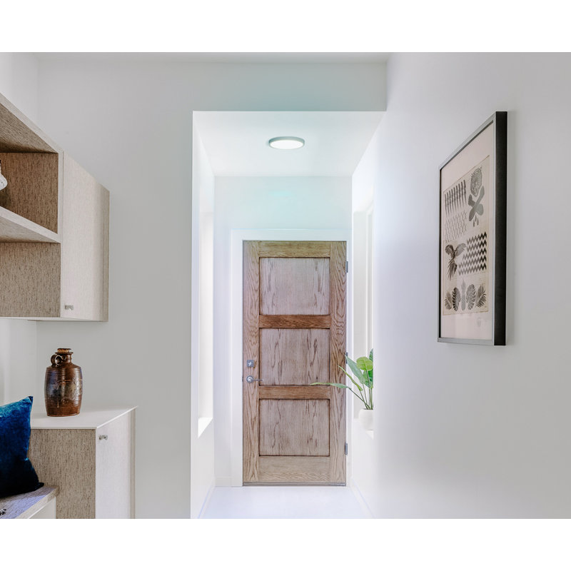 White Round LED Smart Under Cabinet Puck Light