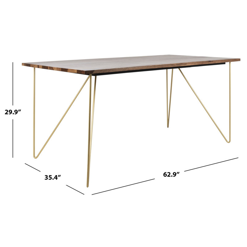 Reclaimed Wood Extendable Mid-century Modern Dining Table