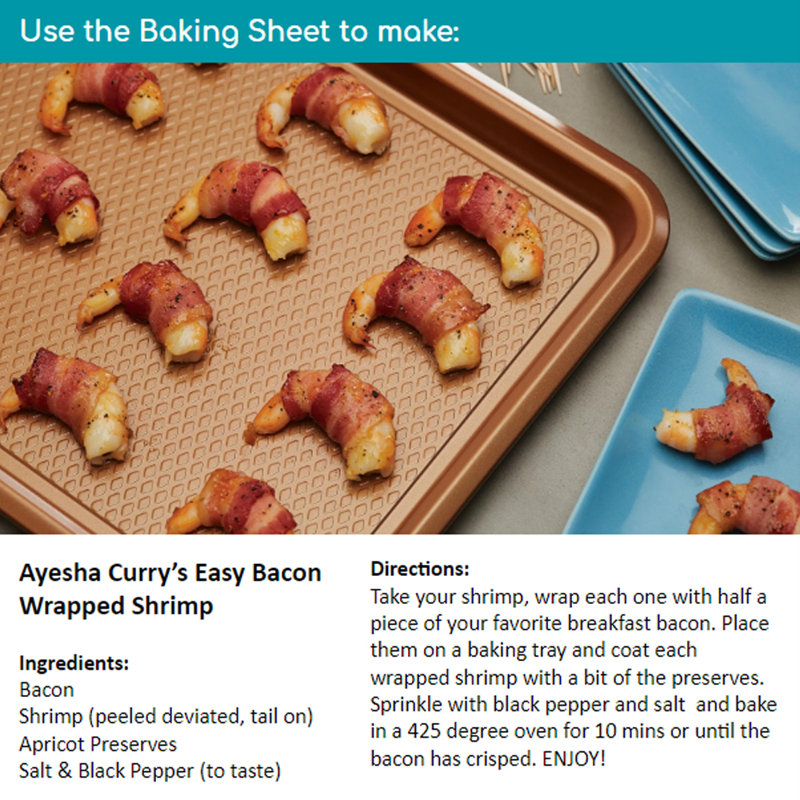 Copper Nonstick Steel Textured Sheet Pan
