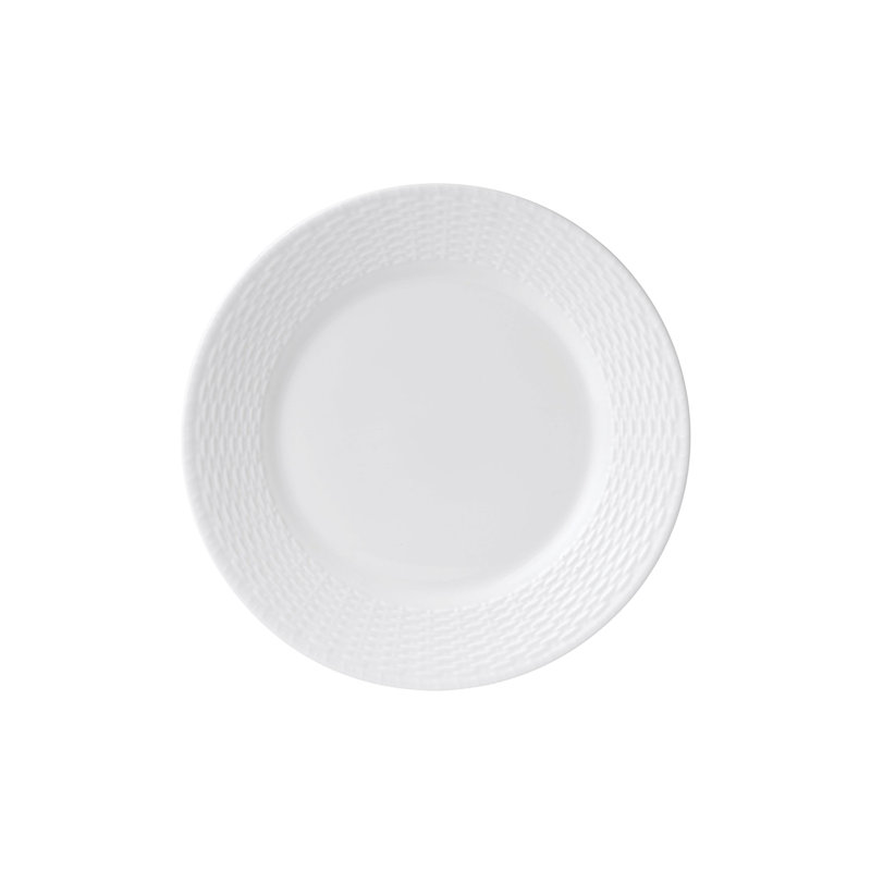 Elegant White Porcelain 4-Piece Fine China Place Setting