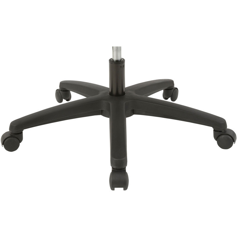 Adjustable Mid-Back Black Mesh Task Chair with Swivel