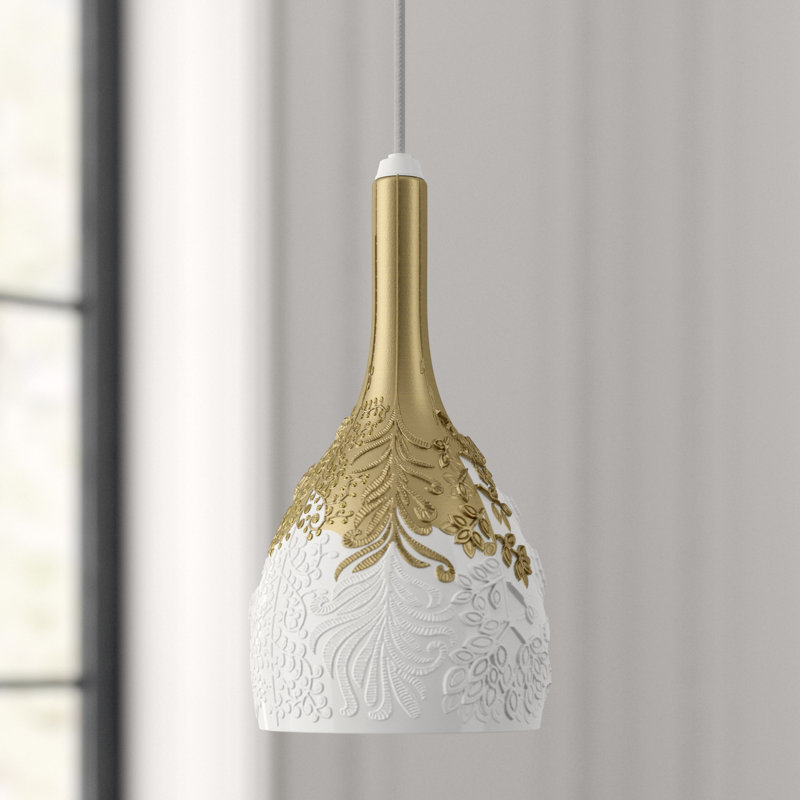 Mini Naturofantastic Gold LED Pendant Light with 118" Cable