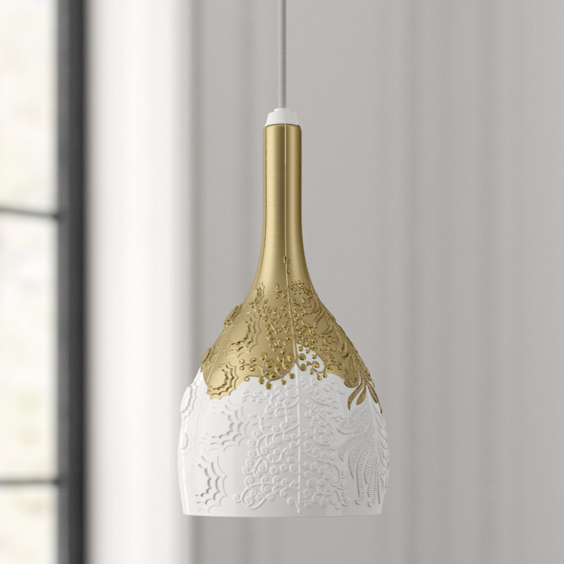Mini Naturofantastic Gold LED Pendant Light with 118" Cable