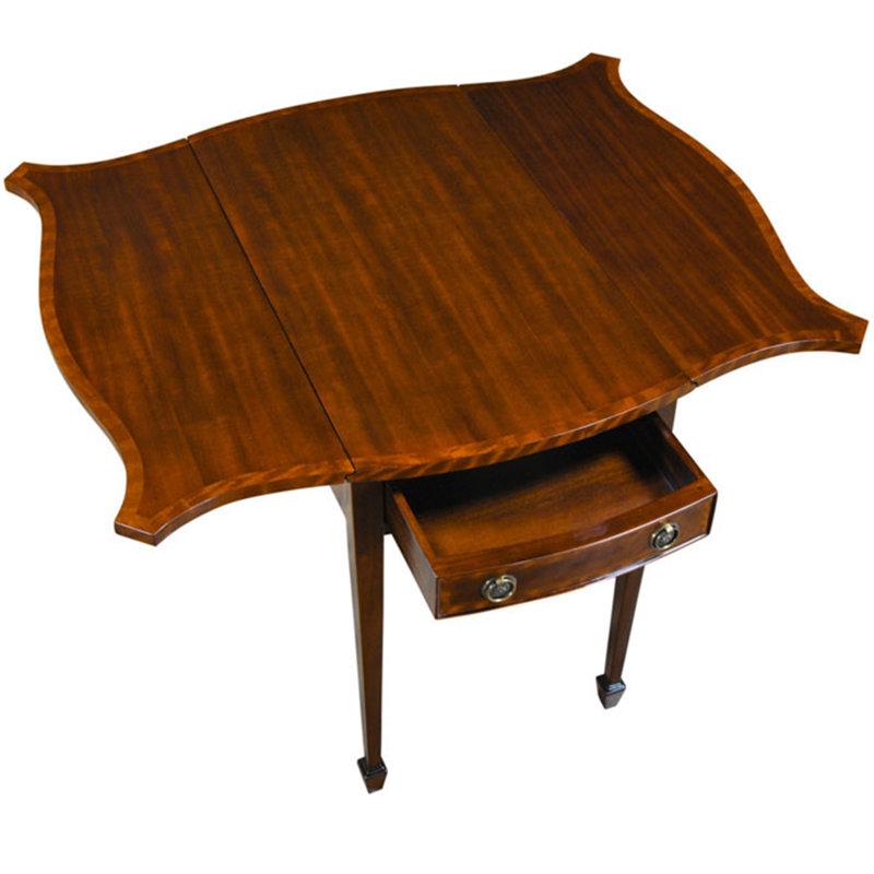 Mahogany Pembroke Drop Leaf Antique Reproduction Table