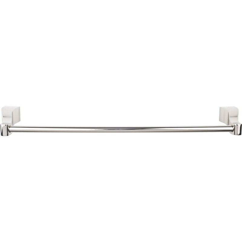 Polished Nickel 25 1/4" Wall Mounted Single Towel Bar